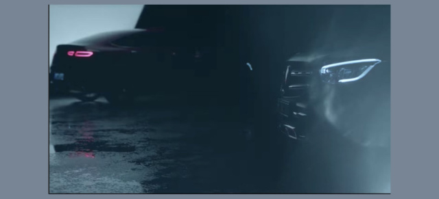 Mercedes-Benz GLC Coupé Vorgucker: GLC Coupé MopF: erste Teaser-Videos vor der Premiere in New York