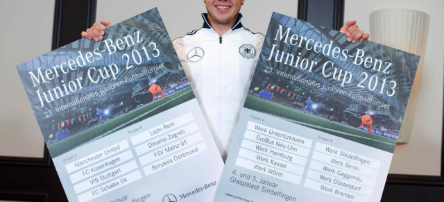 Livestream zum Daimler Junior-Cup: 4./5. Januar kicken acht  Top-Mannschaften in dem  U19-Turnier