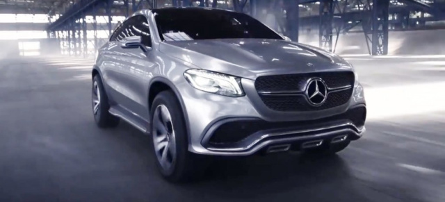 Film-Star: Erstes Video vom Mercedes Concept Coupé SUV: Der Oberklasse-Crossover mit Stern in bewegten Bildern