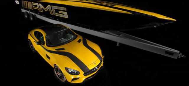 Mercedes-AMG Ahoi! : Cigarette Racing präsentiert neues  Power-Boot - inspiriert vom Sportwagen Mercedes-AMG GT S