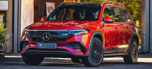 Was kann der GLB im EQ-Dress tatsächlich?: Fahrbericht: Mercedes-EQB 350 4MATIC in Patagonia Red