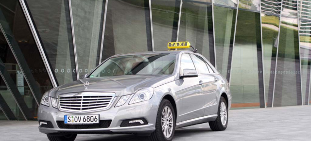 Taxifahrertag im Mercedes-Benz Museum: Einmal zum Mercedes-Benz Museum, bitte!  