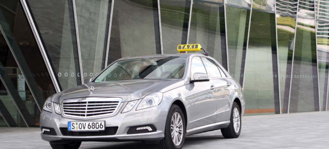 Taxifahrertag im Mercedes-Benz Museum: Einmal zum Mercedes-Benz Museum, bitte!