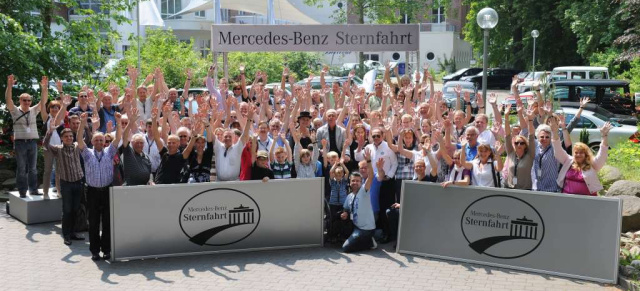 Berlin, wir kommen: Mercedes-Benz Sternfahrt 2011: Mercedes Sternfahrt zum DFB-Pokal-Finale