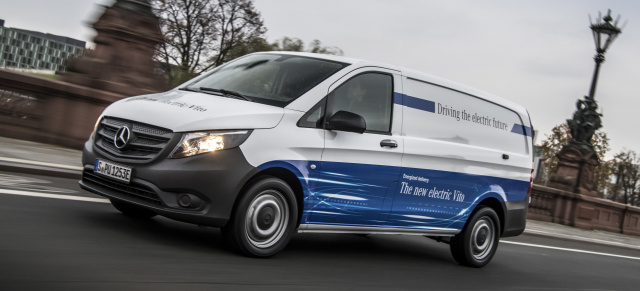 Elektrische Transporter von Mercedes-Benz Vans: eVito ab sofort bestellbar zu Preisen ab 39.990 Euro netto   