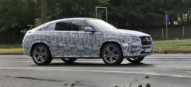 Mercedes-Erlkönig erwischt: Star-Spy Shot-Video: Bewegte Bilder vom GLE Coupé II