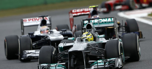 Formel 1 Korea: Mercedes holt in Konstrukteurs-WM auf : Mercedes AMG Petronas macht sechs Punkte auf Ferrari gut
