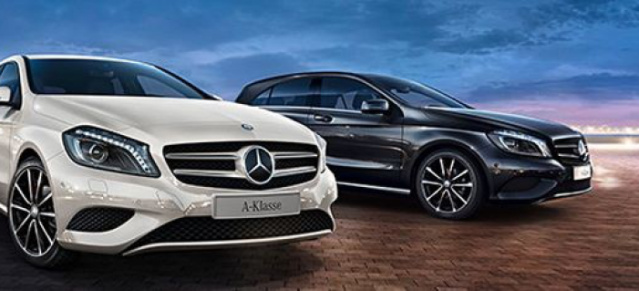 Mercedes A-Klasse für 299 Euro!: Sondermodell Mercedes A-Klasse 2Style
- Leasingangebot für die Mercedes A-Klasse: Attraktive Sonderausstattungen zu vorteilhaften Konditionen