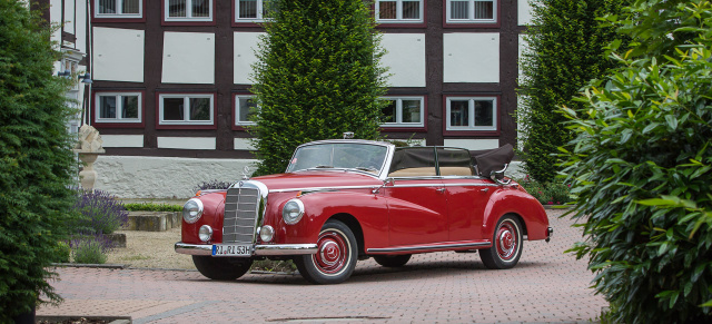 An diesem Cabriolet hätte Adenauer seine helle Freude gehabt: Autos sind zum Fahren da: Zeitlos eleganter Mercedes W186