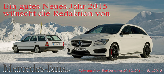 Mercedes-Fans Weihnachts-Special: Frohe Festtage wünscht Mercedes-Fans.de