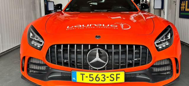 Einer der letzten AMG GTR in prominentem Besitz: Orange Power und Blaues Blut