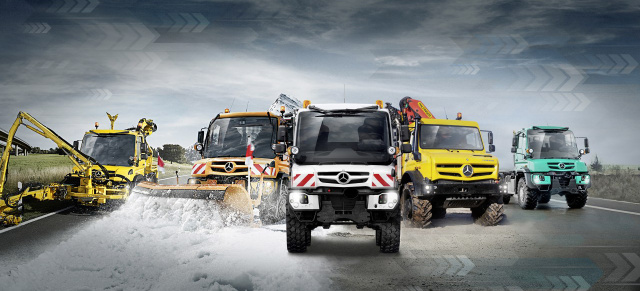 Mercedes-Benz Unimog auf der Demopark: Mercedes-Benz zeigt auf der Demopark breit aufgestelltes Unimog-Programm