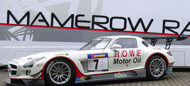 Mamerow rollt mit Mercedes SLS GT3 an den Start: Mamerow / ROWE Racing freut sich auf den Saisonstart 2011