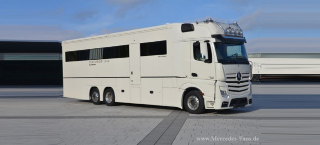 Schöner Wohnen unterwegs: Concorde Centurion auf Mercedes Actros Basis: Willkommen zu Hause - auch unterwegs