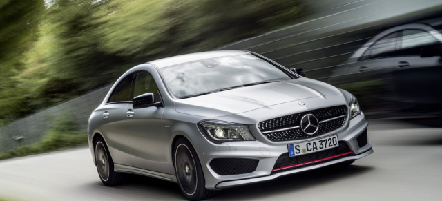 Heißer Herbst: Verkaufsfreigabe für drei neue sportliche Mercedes-Kompaktmodelle : Ab 7. Oktober bestellbar:  A 250 Sport 4MATIC, CLA 250 Sport und CLA 250 Sport 4MATIC