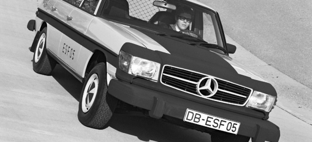 Meilensteine der Sicherheit: Die Geschichte der Experimental-Sicherheits-Fahrzeuge (ESF) bei Mercedes-Benz - oder auch Assistenzsysteme haben mal klein angefangen!