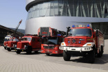 Feuer und Flamme fürs Mercedes-Museum: Themenschwerpunkt Feuerwehr mit Treffen historischer Feuerwehrfahrzeuge  im Mercedes-Museum  vom 03.-08.08.2010