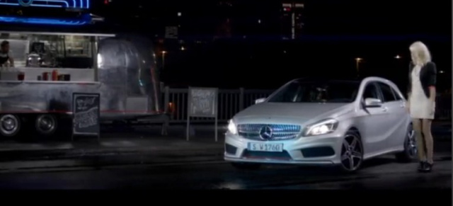 Always On: "Online Monster"- Video mit der Mercedes A-Klasse : Social Media im Auto - die Neue A-Klasse kann's!