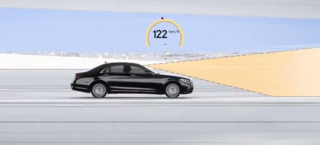 Mercedes Innovation: Die neue Mercedes S-Klasse kann in die Zukunft sehen (Video): Die intelligente S-Klasse erkennt Unebeneinheiten in der Fahrbahn im Voraus
