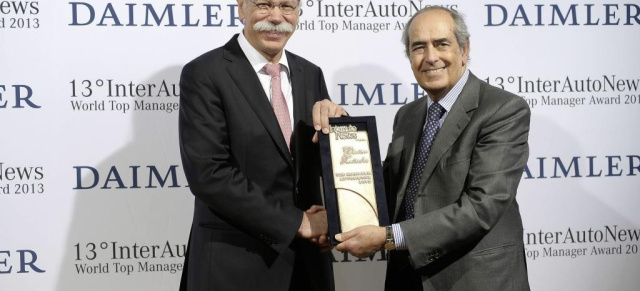 Ausgezeichneter Chef: Dieter Zetsche erhält World Top Manager Award 2013: Anerkennung für die Entwicklung der Marke Mercedes-Benz