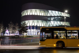 Nachts im Mercedes-Benz Museum - am 14.03.2015:  Ein Programm für alle Sinne bietet das Mercedes-Benz Museum bei  Stuttgarter „Langen Nacht der Museen“.
