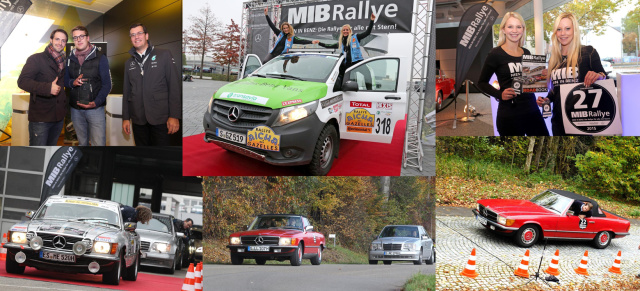 08.-10 Juli: "MIB-Rallye" / Eine Rallye für Mercedes-Benz-Enthusiasten : Die 2. "Men In Benz - Rallye" - Teilnehmerfeld voll!