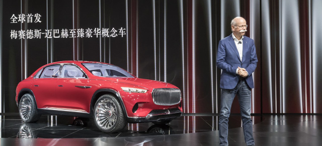 Auto China 2018: Mercedes-Benz Cars Premierenfeier: So sieht‘s aus: Live-Bilder von der Präsentation der Starparade in Peking 