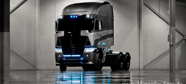 Transformers 4:  Ein zweiter Daimler Truck ist dabei: Neben einem Freightliner Western für Optimus Prime kommt in dem Hollywood-Bluckbuster auch ein Freightliner Argosy ins Rollen. 