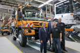 Mercedes-Benz Werk Wörth: Produktionsstart für den Unimog in Euro VI: Feierstunde im Werk Wörth