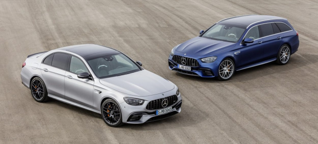 Mercedes-AMG Premiere: Mercedes AMG E63 / E63s MoPf: Vorhang auf und Piste frei: Die AMG-E63-Facelift-Modelle  von W213 und S213 sind da!