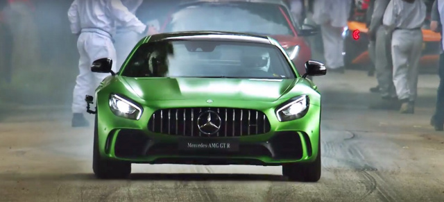 Mercedes-AMG GT R: Der GT R rockt das Festival of Speed (Video): Lewis Hamilton über den AMG GT R „Das ist das Auto, das die Leute fahren wollen!“