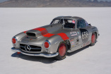 Mit dem 300 SL auf Rekordjagd auf dem Salzsee von Bonneville. : „Salzfieber“ im 300 SL Flügeltürer