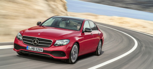 Mercedes-Benz E-Klasse:  Änderungen zum Modelljahr: Da ist mehr drin: Die E-Klasse wird aufgewertet 