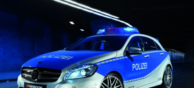 Tune it! Safe!-Mercedes-Benz A-Klasse abgebrannt!: Brandstiftung? Der BRABUS B25 "Polizeiwagen" wurde ein Raub der Flammen