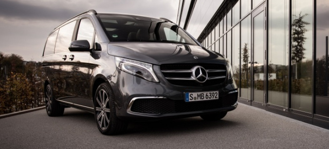Mercedes-Benz V-Klasse: Immer gut vernetzt: Die V-Klasse ist jetzt auch mit Mercedes PRO Diensten verfügbar