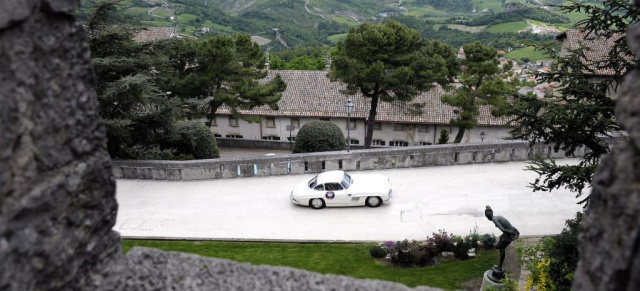 Mille Miglia 2016: Mercedes-Benz ist Sponsor : Mercedes-Benz unterstützt das berühmte Straßenrennen und geht erstmals mit 190 SL an den Start