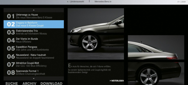 Aufgefrischt: Mercedesmagazin im neuen Look: Print- und Online-Variante des Mercedesmagazins aufgefrischt