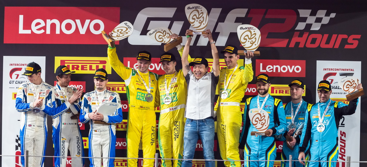 Intercontinental GT Challenge Saisonfinale MercedesAMG feiert