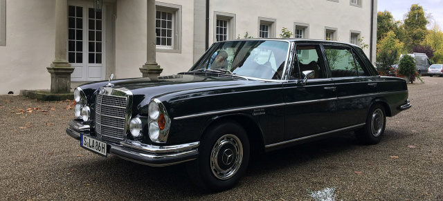  „Eines der temperamentvollsten und schnellsten Serienfahrzeuge auf dem Weltmarkt“ : Weltpremiere des Mercedes-Benz 300 SEL 6.3 im Jahr 1968