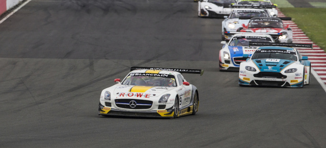 Mercedes SLS AMG GT3 in der Blancpain Endurance Serie: ROWE Racing vor Debüt in Le Castellet
