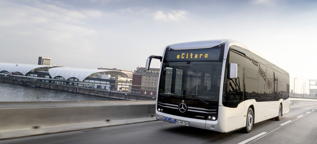 Daimler Buses und Elektromobilität: eCitaro auf der Messe BUS2BUS in Berlin