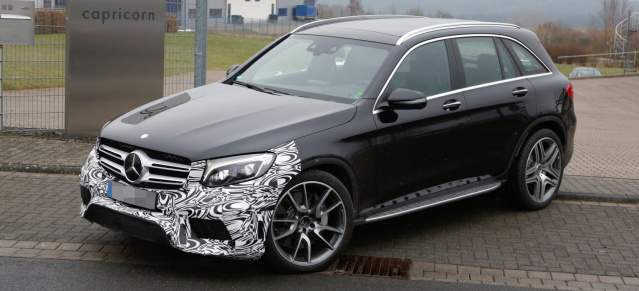 Erlkönig Premiere: Mercedes-AMG GLC 63: Spy Shot Debüt: Erste Bilder vom GLC 63 (Fotos & Video)