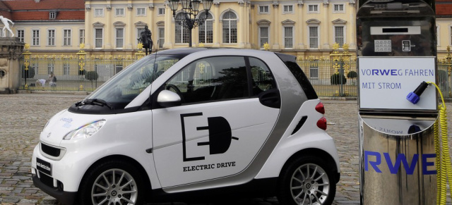 Smart mit Elektroantrieb geht ab November 2009 in Serie: 