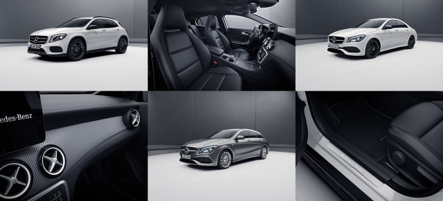 Mercedes-Benz Sondermodelle: UrbanStyle Edition: attraktive Sonderausstattungen für die Kompakten von Mercedes-Benz 