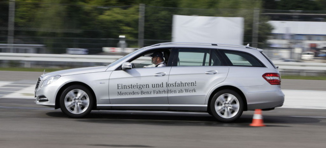 Mobil & sicher: Mercedes-Fahrertrainig für  Rollstullfahrer: Mercedes-Benz Pkw: Fahrsicherheit und Faszination in speziellen Trainings für Rollstuhlfahrer