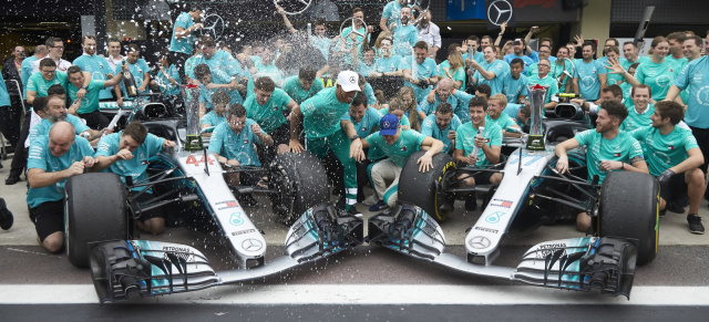 Großer Preis der Formel 1 in Brasilien: HIGH 5! Mercedes-AMG ist zum fünften Mal Konstrukteurs-Weltmeister!