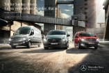 Neue Anzeigenkampagne für Mercedes Benz Vans : Mercedes-Benz Vans: Von Vanpower bis Multitaskforce 
