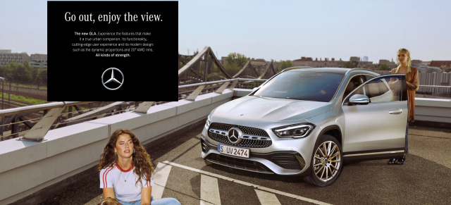 Neue Mercedes-Benz GLA-Kampagne: „Gedacht für die Wildnis. Gemacht für Euch.“