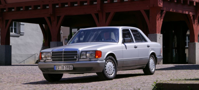 S wie Superlative: Mercedes, echt oberklasse!  : Die S-Klasse der Baureihe W126 setzt Maßstäbe im Automobilbau