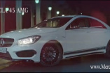 Video: Ein Mercedes CLA 45 AMG in Paris: Das 360 PS starke Coupé donnert durch Frankreichs Hauptstadt